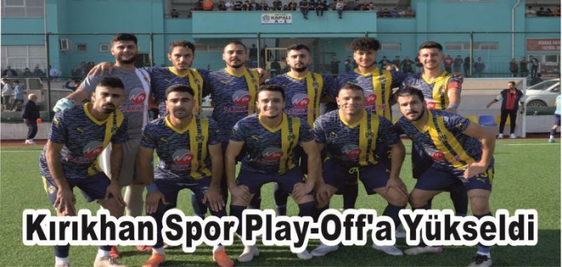 KIRIKHAN SPOR PLAY-OFF