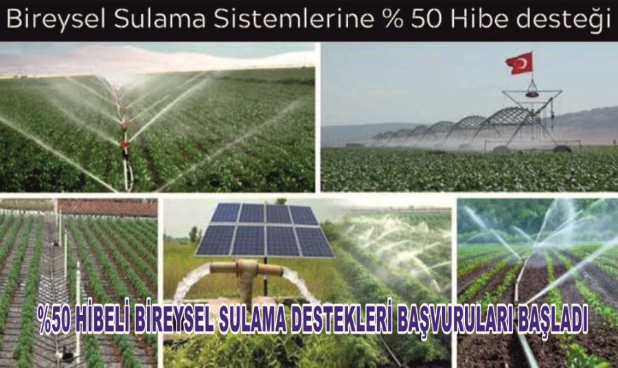 TARIMSAL SULAMA HİBE DESTEĞİ 2023 BAŞVURULARI 28 ŞUBAT SON GÜN