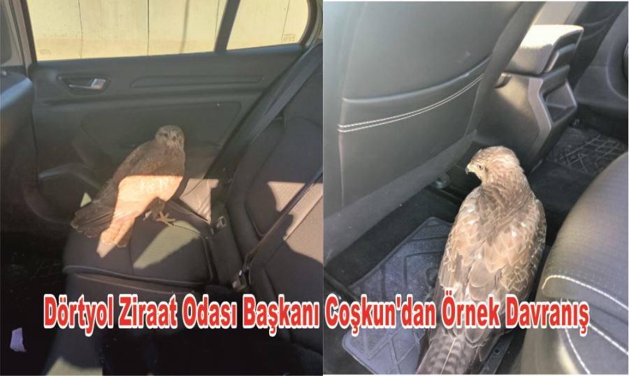 DÖRTYOL ZİRAAT ODASI BAŞKANI COŞKUN’DAN ÖRNEK DAVRANIŞ