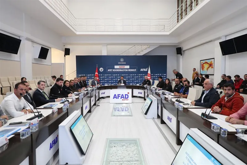 GEÇİCİ KONAKLAMA MERKEZLERİ KIŞ TEDBİRLERİNE HAZIRLIK ÇALIŞMALARI TOPLANTISI GERÇEKLEŞTİRİLDİ