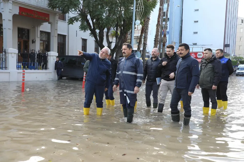 HATAY VALİSİ İSKENDERUN’DA İNCELEMELERDE BULUNDU 