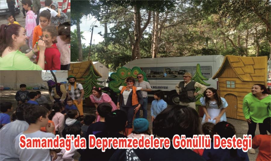 Samandağ’da Depremzedelere Gönüllü Desteği