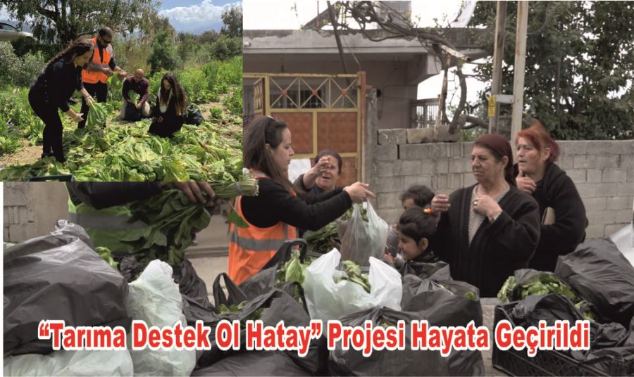 “Tarıma Destek Ol Hatay” Projesi Hayata Geçirildi