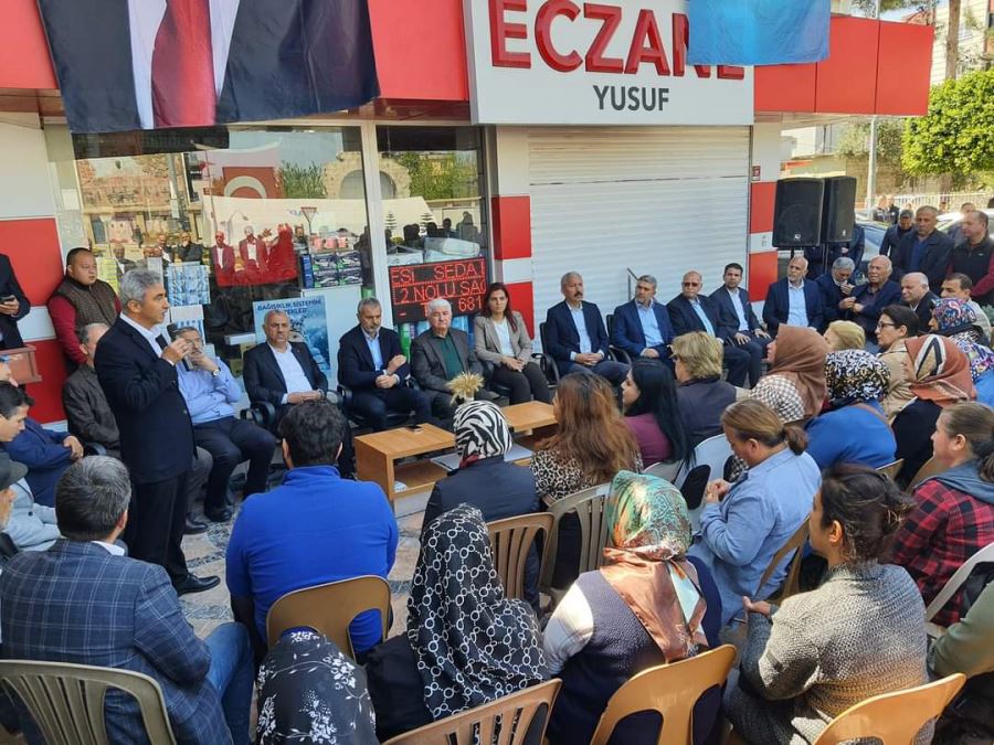 ERZİN’DE AK PARTİ HATAY MİLLETVEKİLİ ADAY TANITIM TOPLANTINI YAPTI 