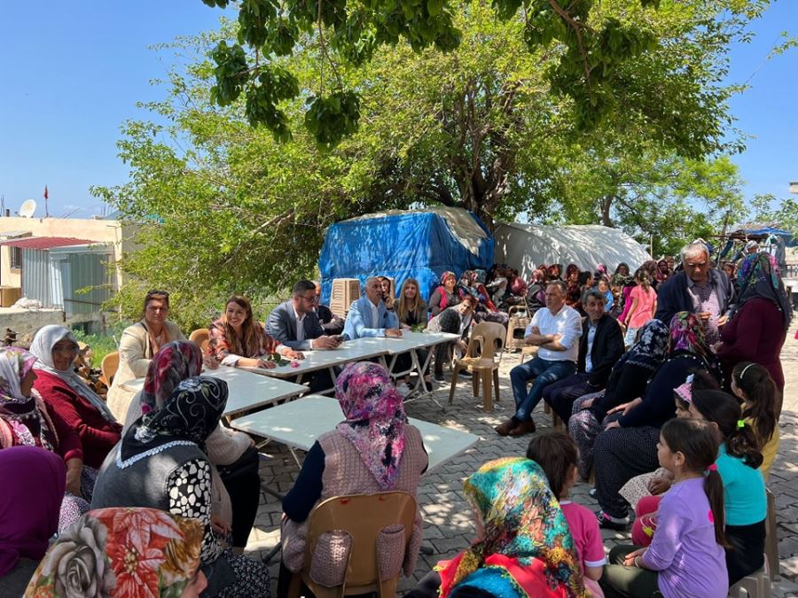 CHP MİLLETVEKİLİ ADAYI NERMİN YILDIRIM KARA BAYRAM BOYUNCA HALKLA BULUŞTU