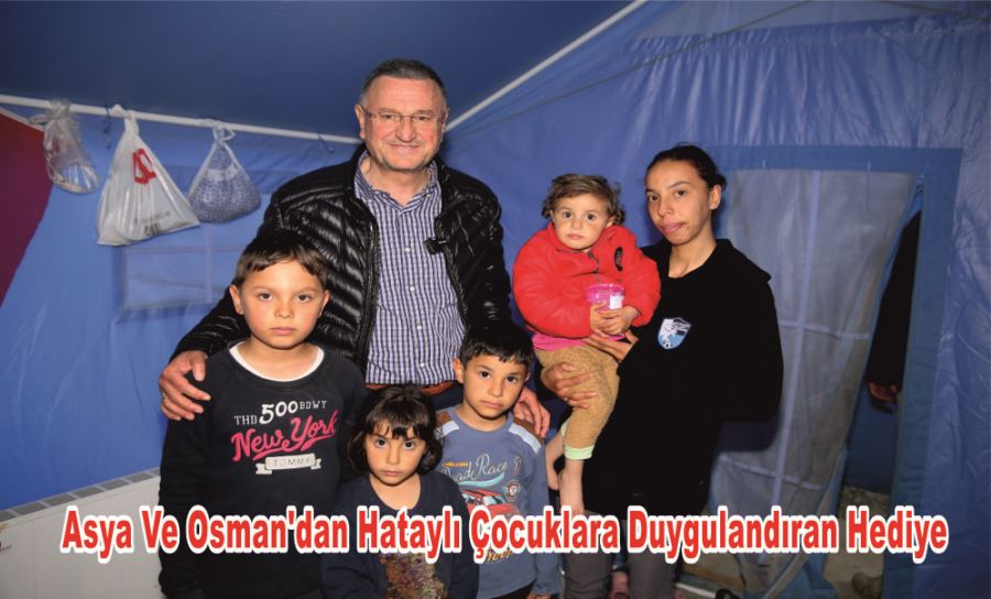 Asya Ve Osman’dan Hataylı Çocuklara Duygulandıran Hediye