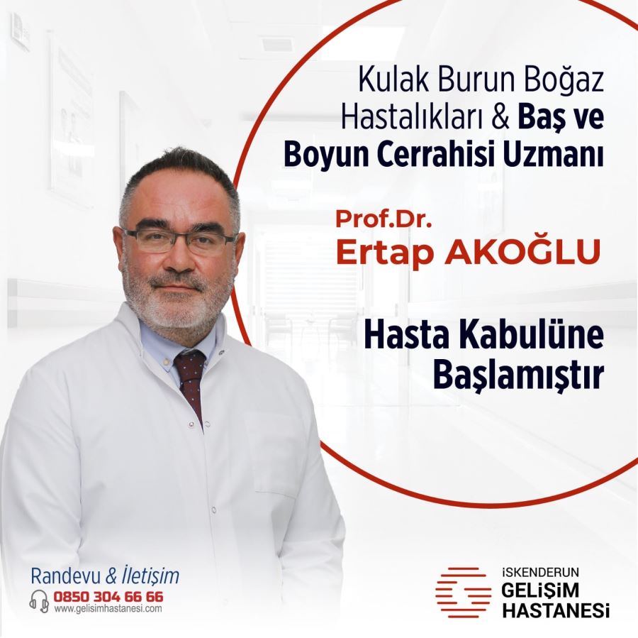 PROF. DR. ERTAP AKOĞLU GELİŞİM
