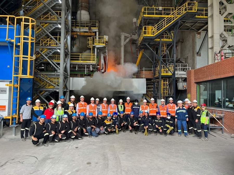 TOSYALI HOLDİNG’İN DEVASA YATIRIMINDA İLK ÜRETİM!
