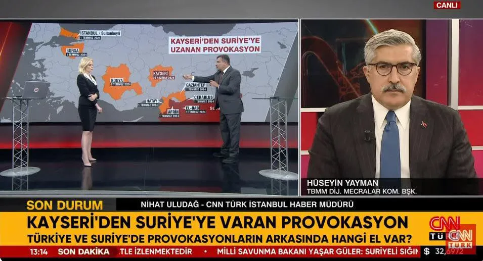 YAYMAN: OLAYLARIN HEDEFİ SURİYE İLE İLİŞKİLERİN YUMUŞAMASIDIR