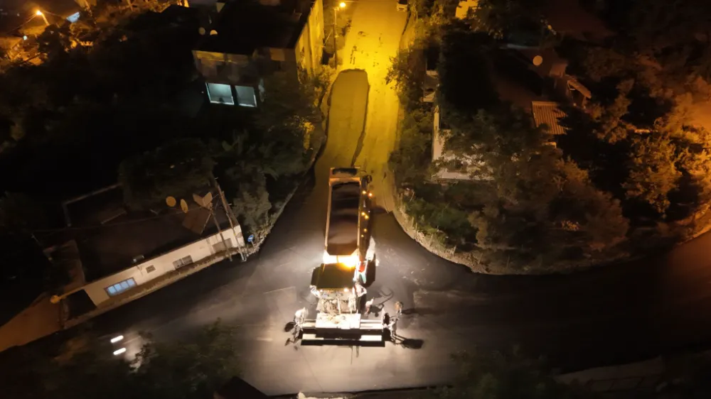 İSKENDERUN GENELİNDE ASFALTLAMA ÇALIŞMALARI DEVAM EDİYOR 