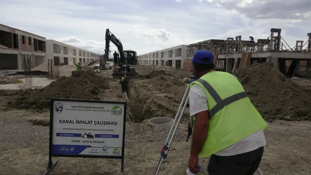 ANTAKYA GALERİCİLER SİTESİ’NİN ALTYAPISI İNŞA EDİLİYOR