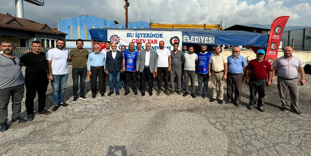 MİLLETVEKİLİ ÇALIŞKAN’DAN İŞÇİLERE DESTEK ZİYARETİ