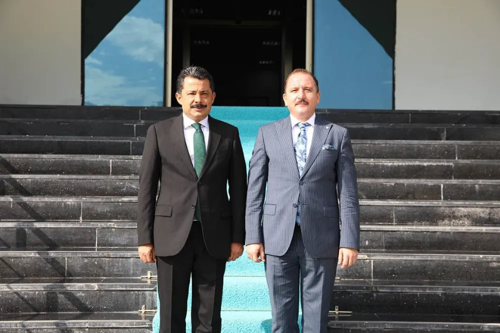 KAYMAKAM DEMİRYÜREK’TEN REKTÖR DEPCİ’YE VEDA ZİYARETİ