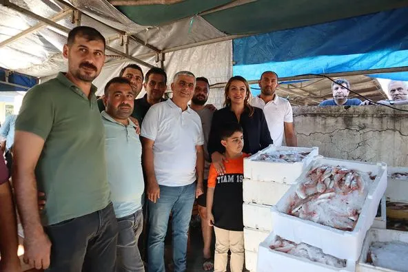 GREV ÇADIRINA VEKİLDEN BALIKLI DESTEK