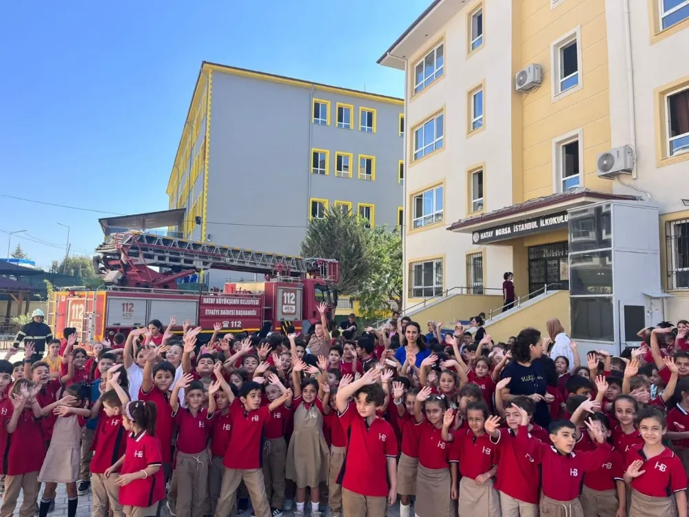 İTFAİYE HAFTASI’NI ÇOCUKLARLA BERABER KUTLADILAR