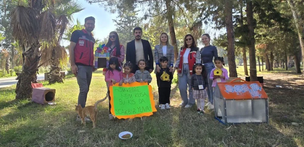 DÖRTYOL’DA “HEM KEDİYE, HEM KUŞA, BU KIŞ DA SICAK YUVA” ETKİNLİĞİ 