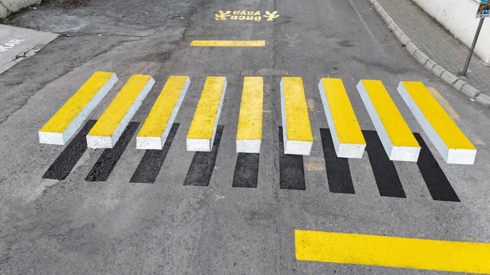 DÖRTYOL’DA 3 BOYUTLU YAYA GEÇİDİ FARKINDALIK YARATTI