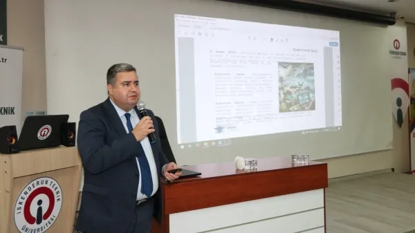 İSKENDERUN TEKNİK ÜNİVERSİTESİ’NDE “ELEKTRONİK HARP” PANELİNE YOĞUN İLGİ
