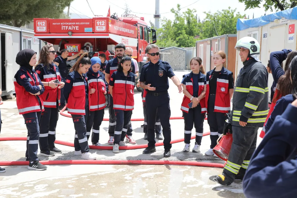 HMKÜ’DE YANGIN EĞİTİMİ