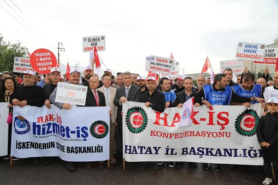 BAŞKAN AMAÇ VE BAŞKAN ALTAN’DAN YOLBULAN EMEKÇİLERE DESTEK ZİYARETİ