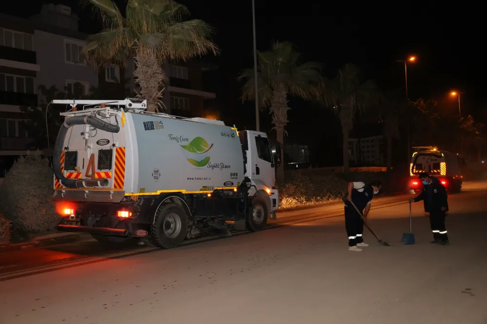 HBB’DEN ANA ARTERLERDE TEMİZLİK ÇALIŞMASI