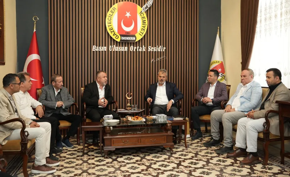 BAŞKAN ÖNTÜRK İSKENDERUN’DA GAZETECİLERLE BULUŞTU