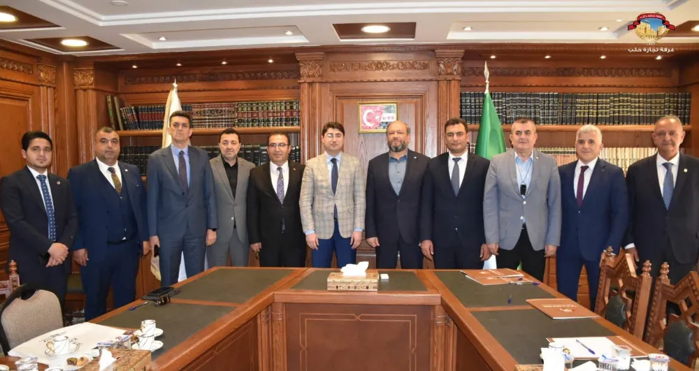 DTSO BAŞKANI YILDIRIM, İDLİP VE HALEP TİCARET ODASI ZİYARET ETTİ