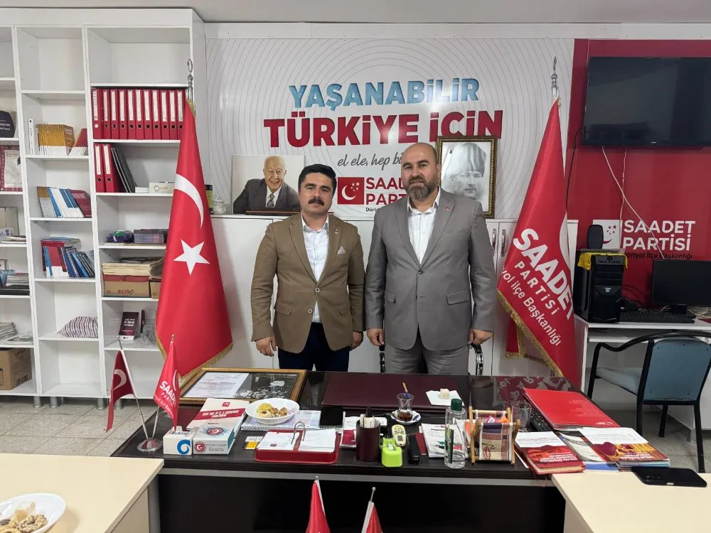 ZAFER PARTİSİNDEN SAADET PARTİSİNE İADEYİ ZİYARET 