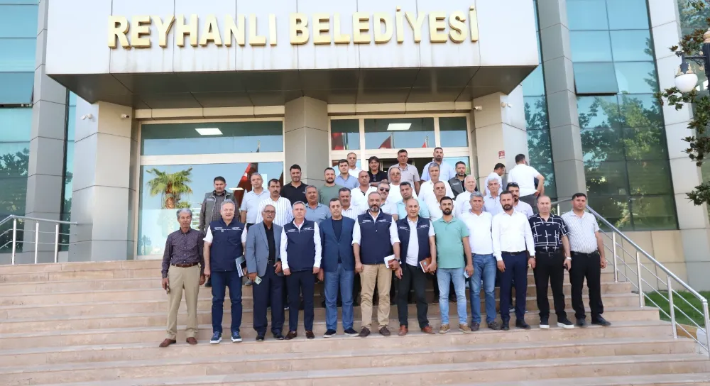 HATSU HEYETİ, REYHANLI MUHTARLARIYLA BİR ARAYA GELDİ