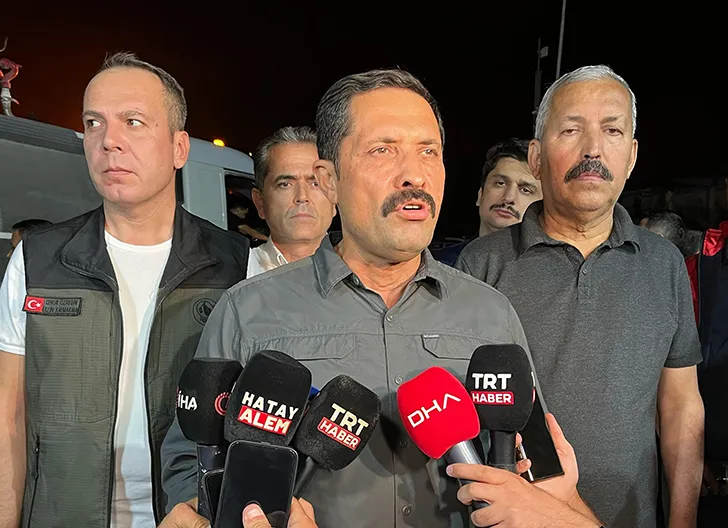 VALİ MASATLI YANGIN BÖLGESİNE GELDİ