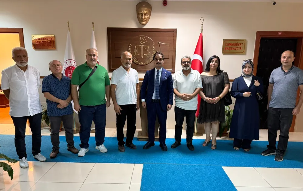 DÖRTYOL GAZETECİLER CEMİYETİ’NDEN DÖRTYOL CUMHURİYET BAŞSAVCISI TANER GÜL’E HAYIRLI OLSUN ZİYARETİ