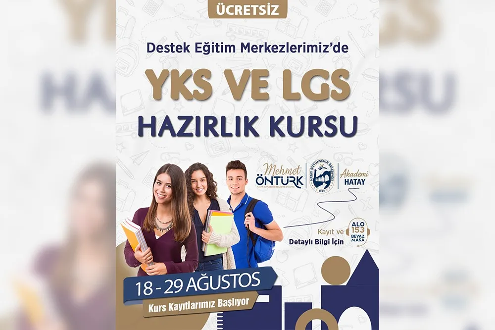 HBB’NİN ÜCRETSİZ YKS VE LGS KURSLARI İÇİN KAYITLAR BAŞLADI