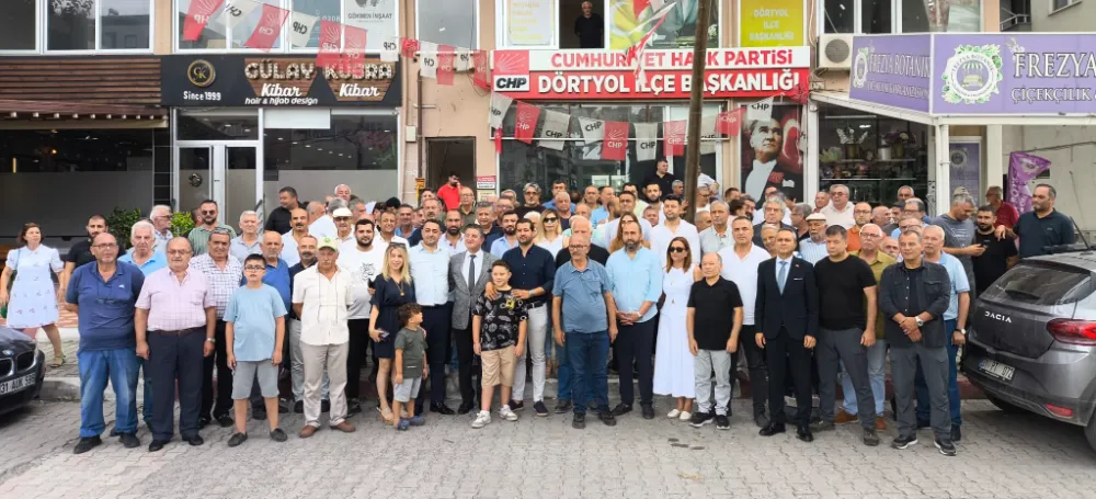 CHP DÖRTYOL İLÇE BAŞKANI MUAMMER BEDİR, İLÇE BAŞKANLIĞINA ADAY OLDUĞUNU AÇIKLADI