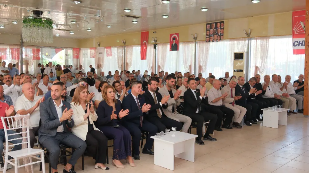CHP İLÇE KONGRESİ YAPILDI MUAMMER BEDİR GÜVEN TAZELEDİ