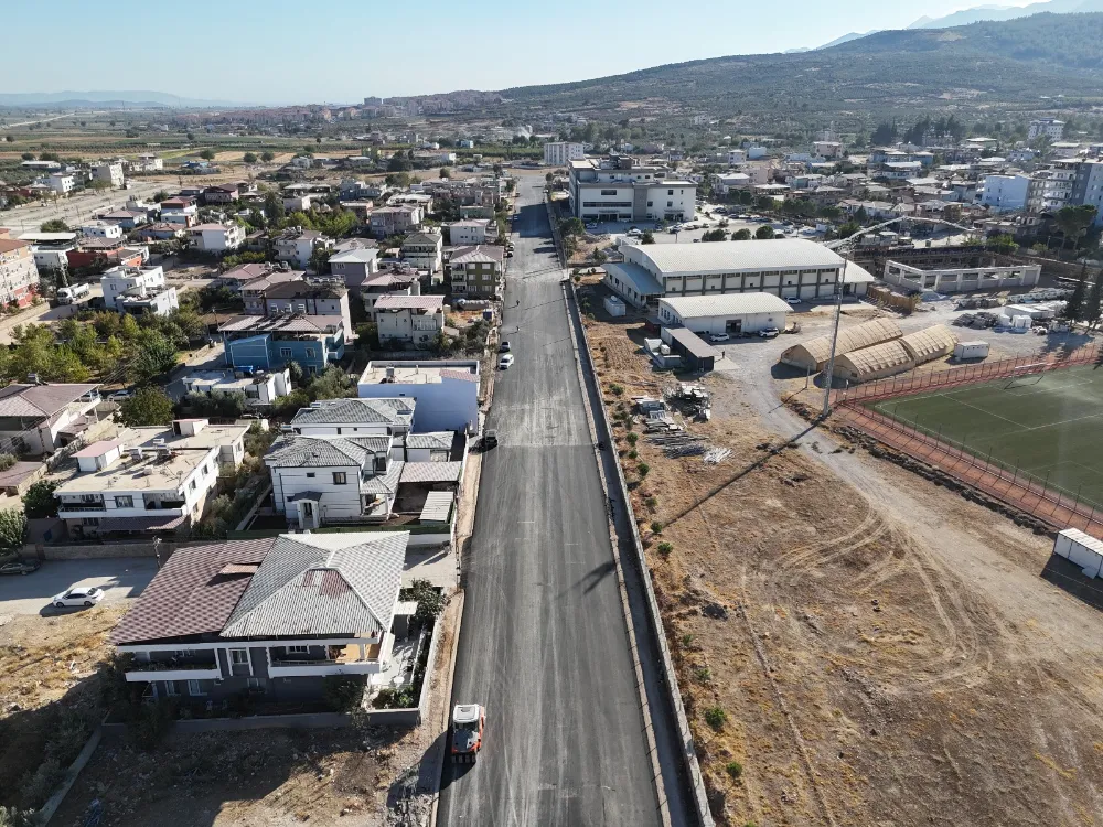 GİRNE MAHALLESİNE 3200 METRE BETON ASFALT