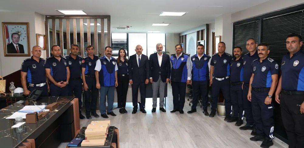 BAŞKAN ÖNTÜRK, HBB ZABITASINI AĞIRLADI